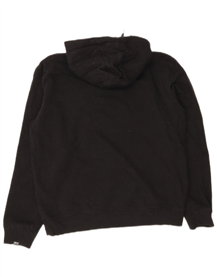 Ellesse Dame Hættetrøje UK 12 Medium Sort Bomuld