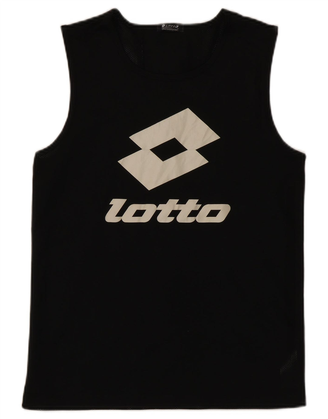 LOTTO Drenge Grafisk Vest Top 11-12 År Sort Polyester