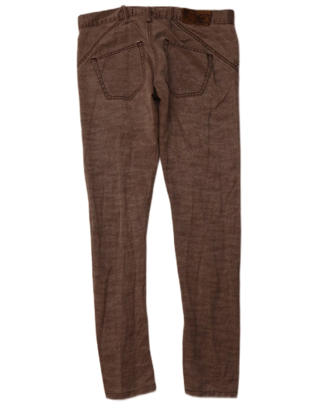 JUST CAVALLI Dame Slim Casual Bukser IT 40 Small W30 L30 Brun Bomuld