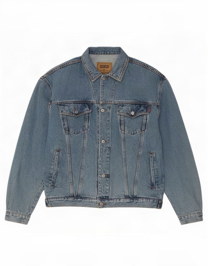 Casucci Herre denimjakke UK 42 XL Blå Bomuld