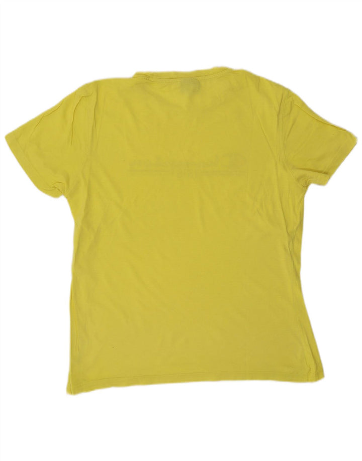 Champion Herre Grafisk T-Shirt Top XL Gul