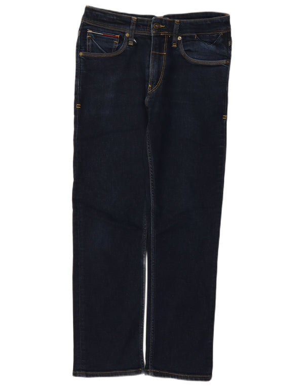 Tommy Hilfiger Straight Jeans til mænd W32 L28 Marineblå bomuld