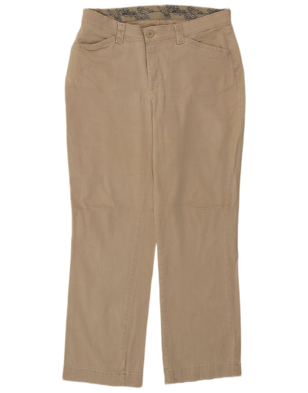 Lee Dame Lige Casual Bukser US 10 Large W32 L29 Beige Bomuld
