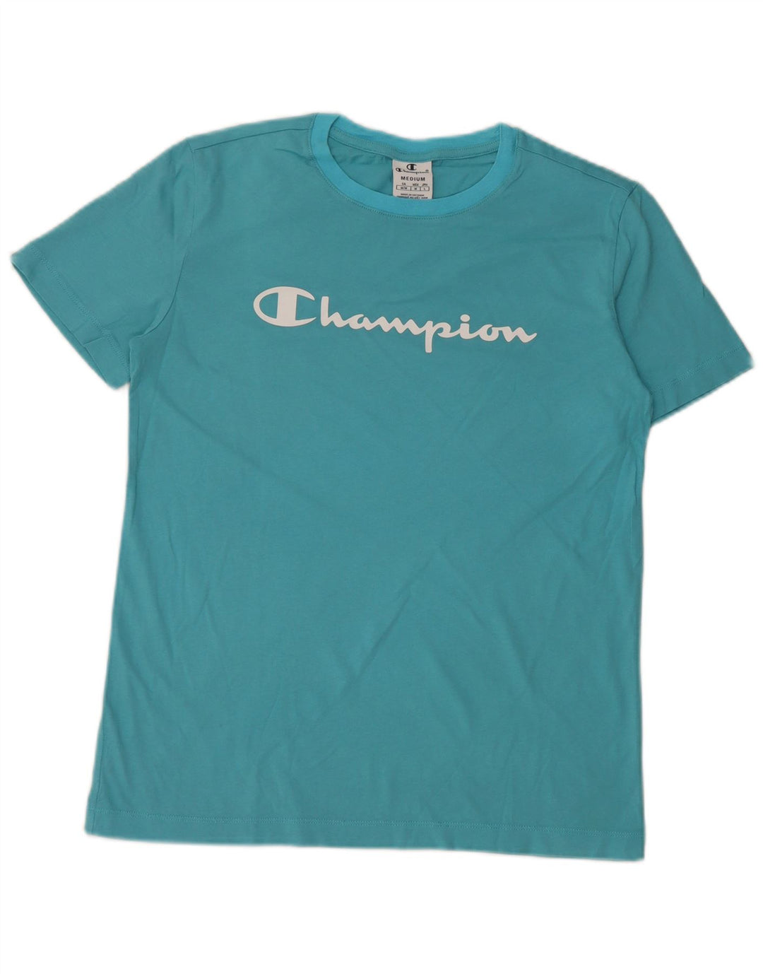 Champion Herre grafisk T-shirt Top Medium Blue