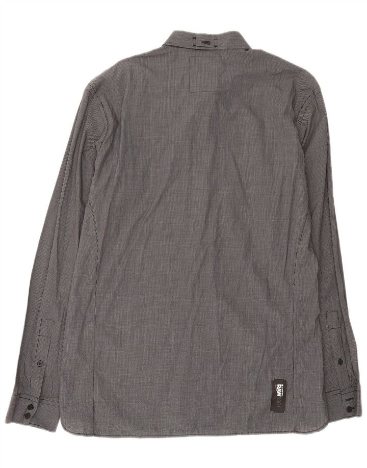 G-Star Herreskjorte 2XL Grå Gingham Bomuld