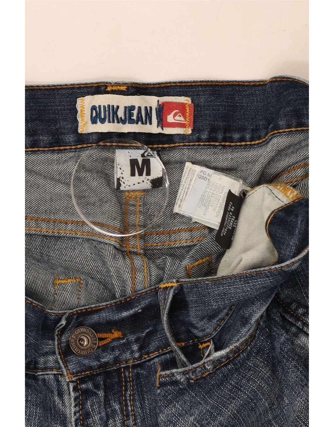 Quiksilver Herre denimshorts Medium W32 Blå Bomuld