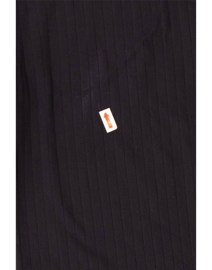 CALVIN KLEIN JEANS Dame Top Langærmet UK 12 Medium Navy Blue Polyamid