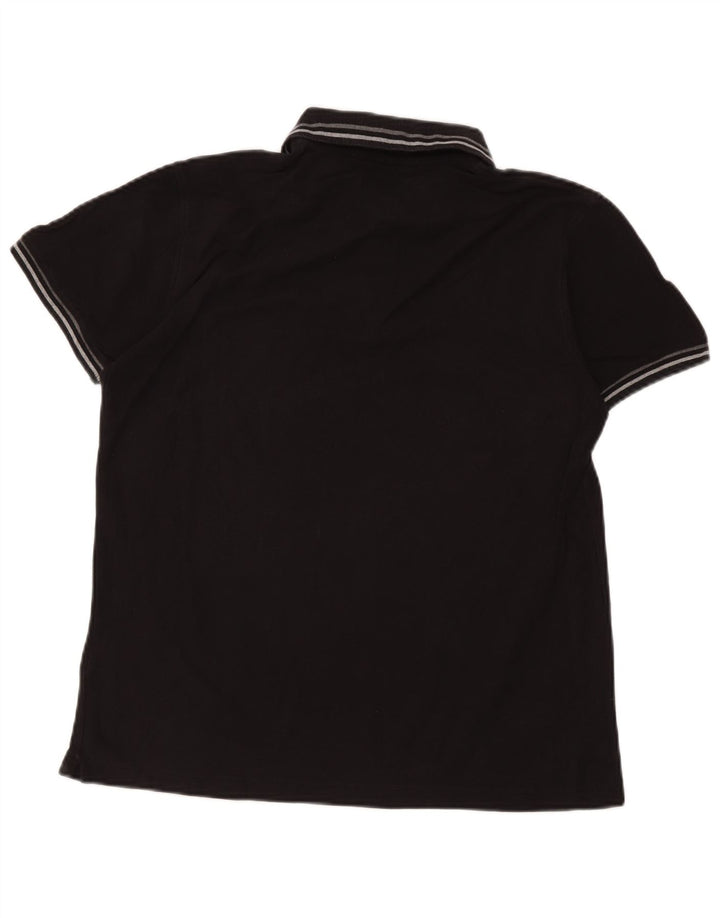 Lotto Herre Polo Shirt Medium Sort Bomuld