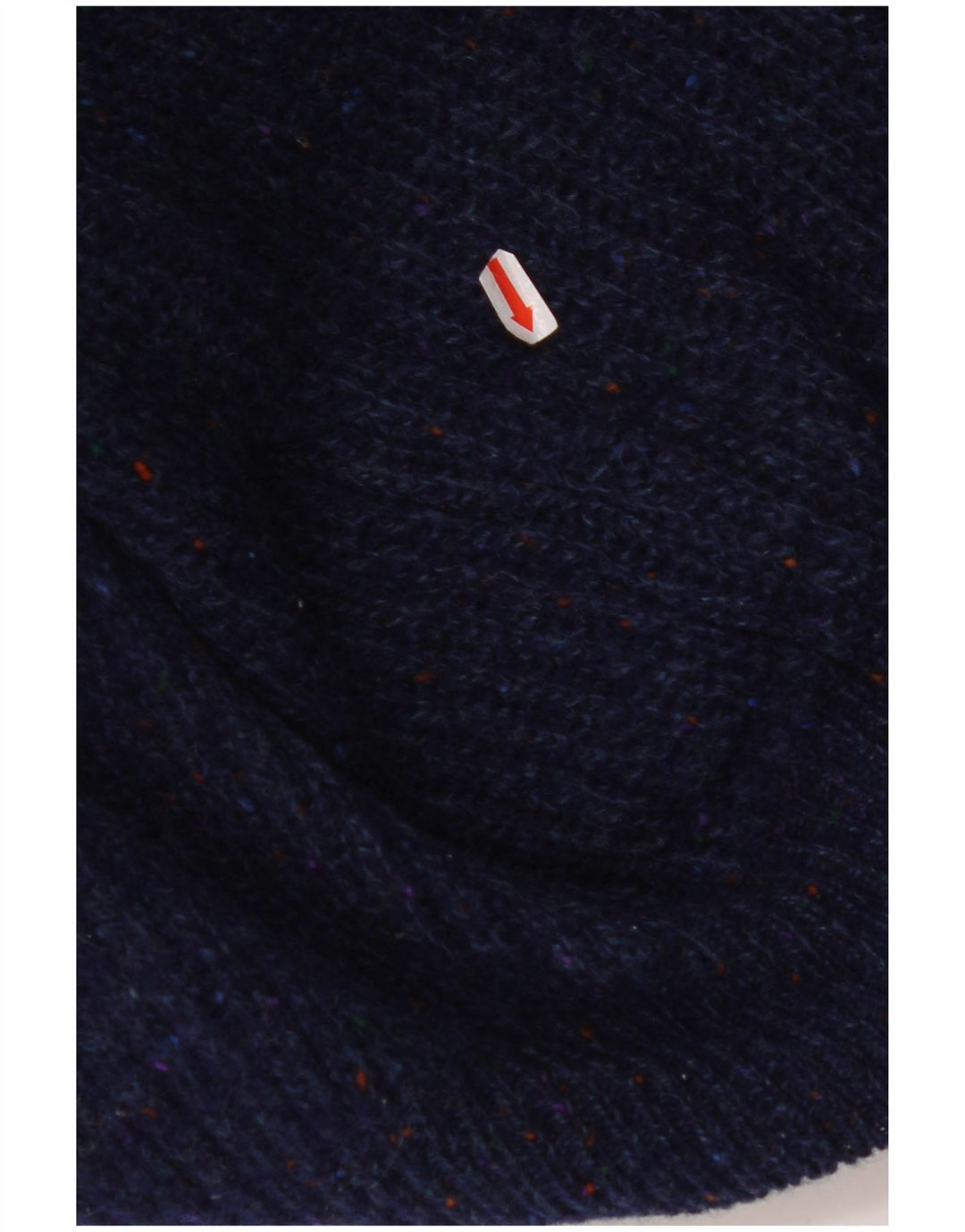 LEVI'S Dame sweater med rund hals, UK 14 Medium Navy Blue Flecked