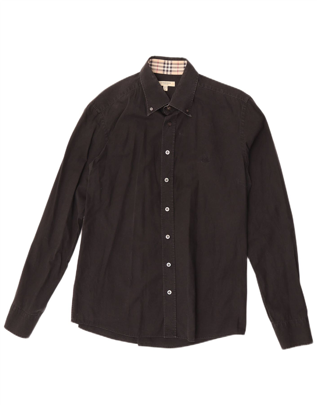 Burberry herreskjorte stor sort bomuld