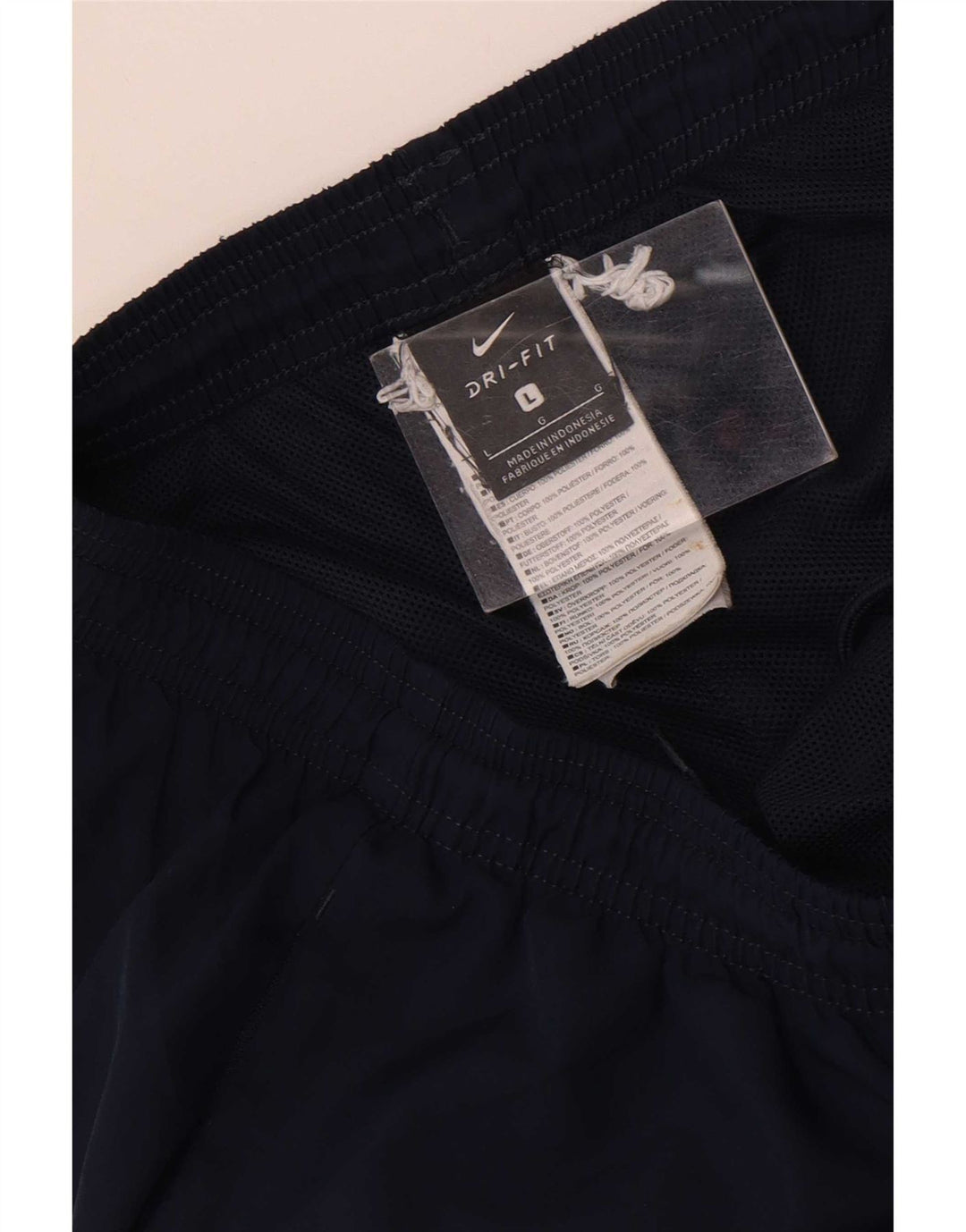 Nike Herre Dri Fit træningsdragt Bukser Large Navy Blue Polyester