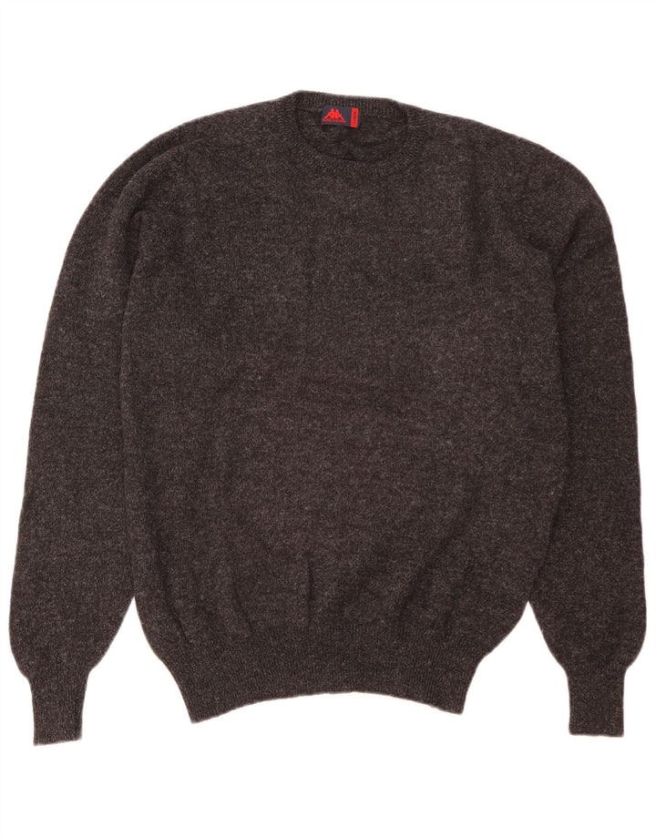 Kappa Herre trøje med rund hals XL sort uld