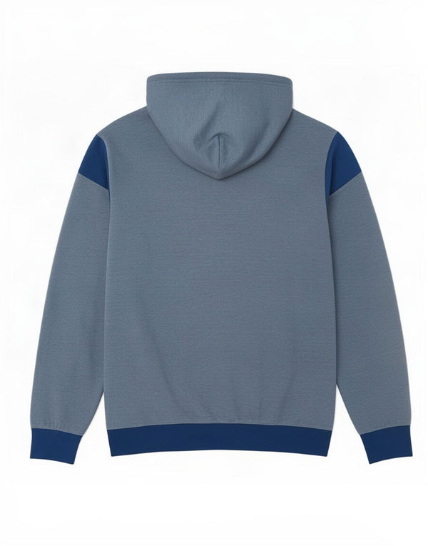 Adidas Mens Zip Hoodie Sweater Large Blue Cotton