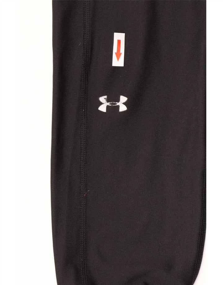 Under Armour Womens Heat Gear Grafiske Leggings UK 12 Medium Black