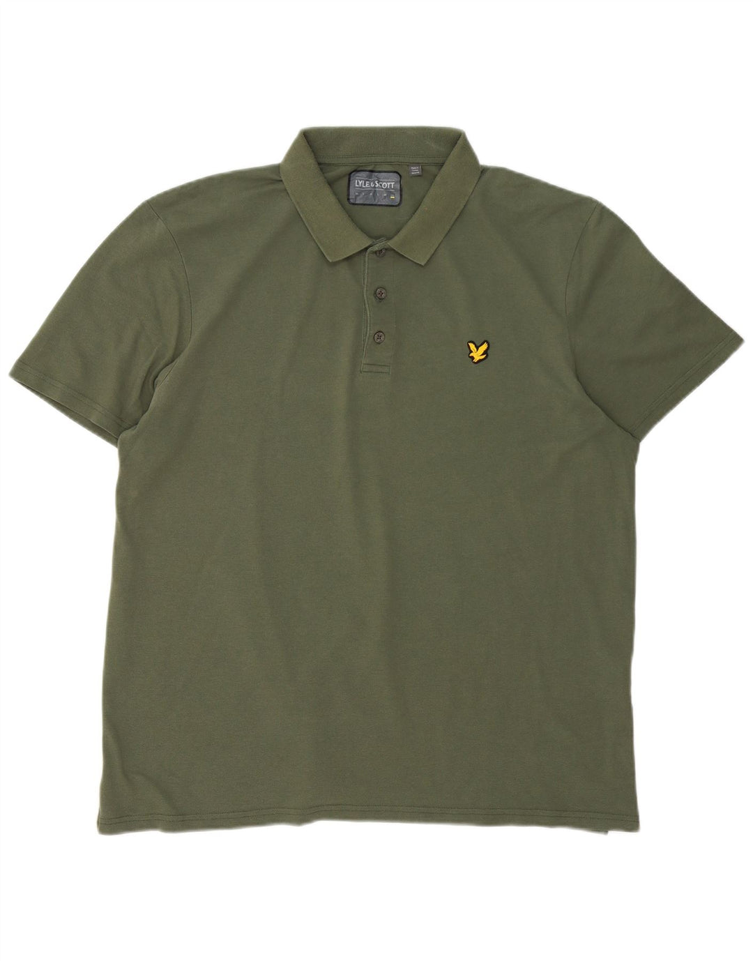 Lyle & Scott herre poloskjorte 2XL grøn bomuld