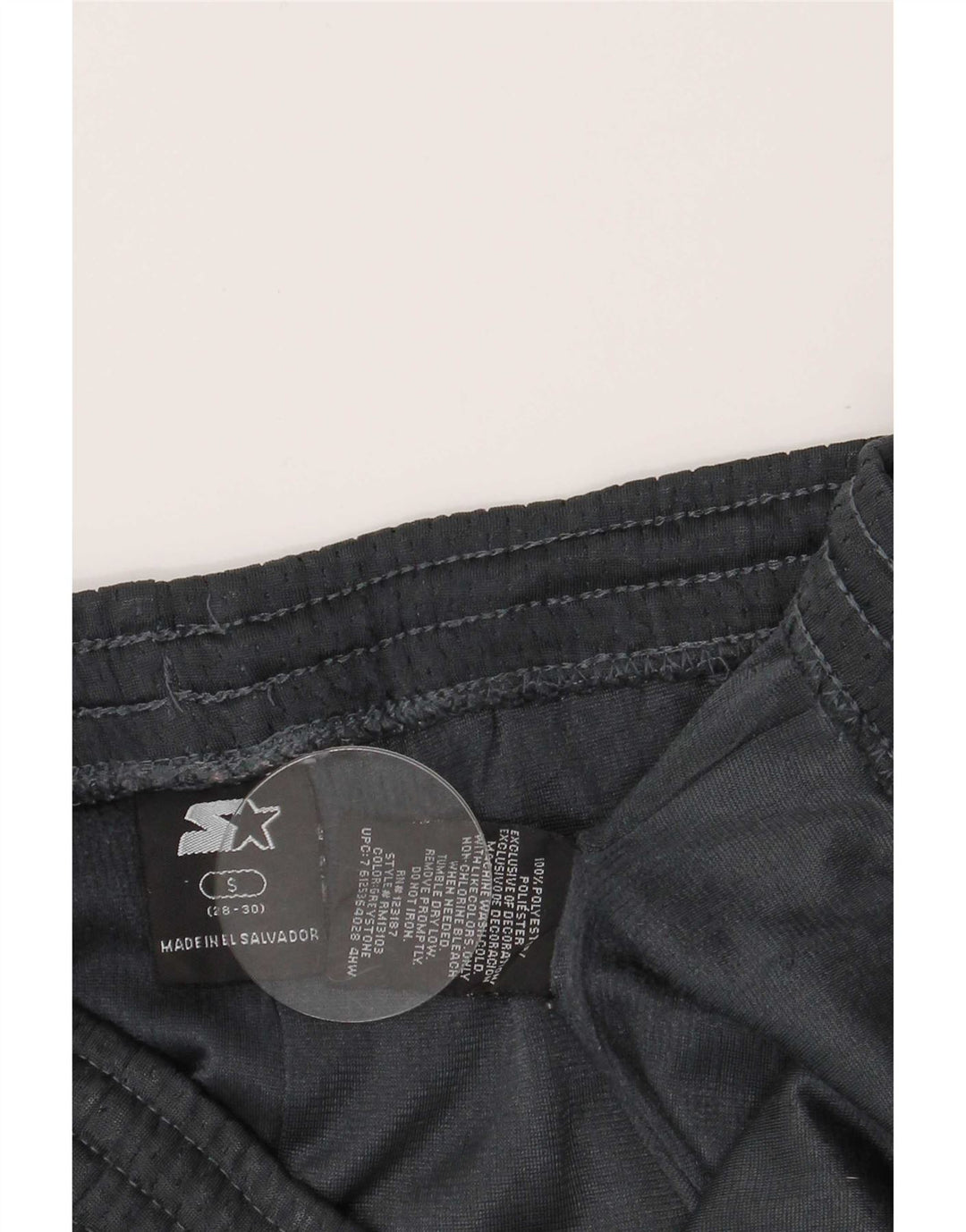 Starter Herre Graphic Regular Fit Sportshorts Små Grå Polyester Sports