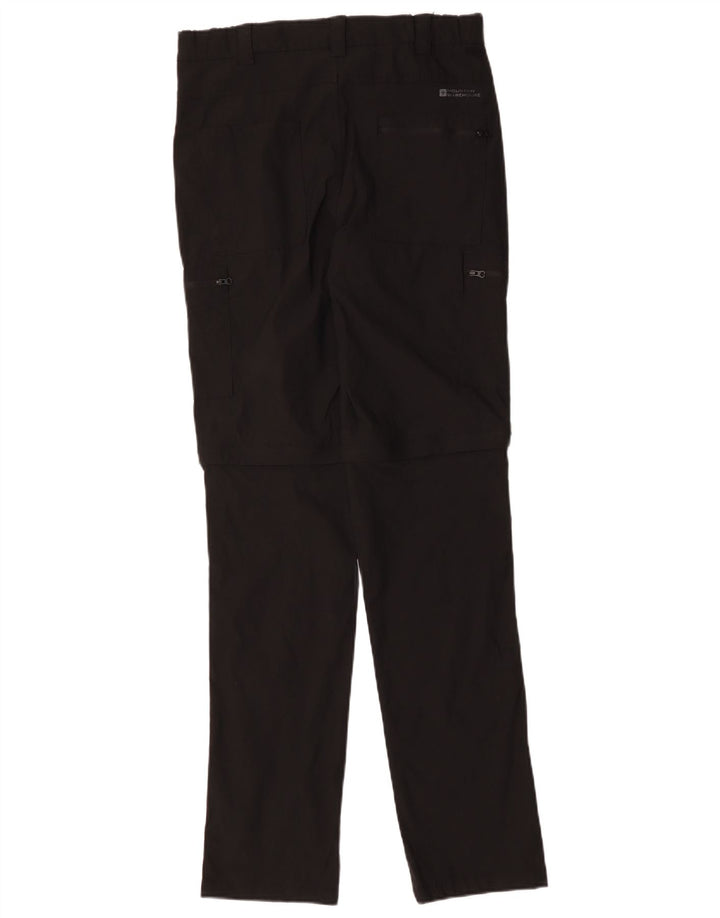 Mountain Warehouse Herre Straight Cargo Bukser W30 L33 Sort Nylon