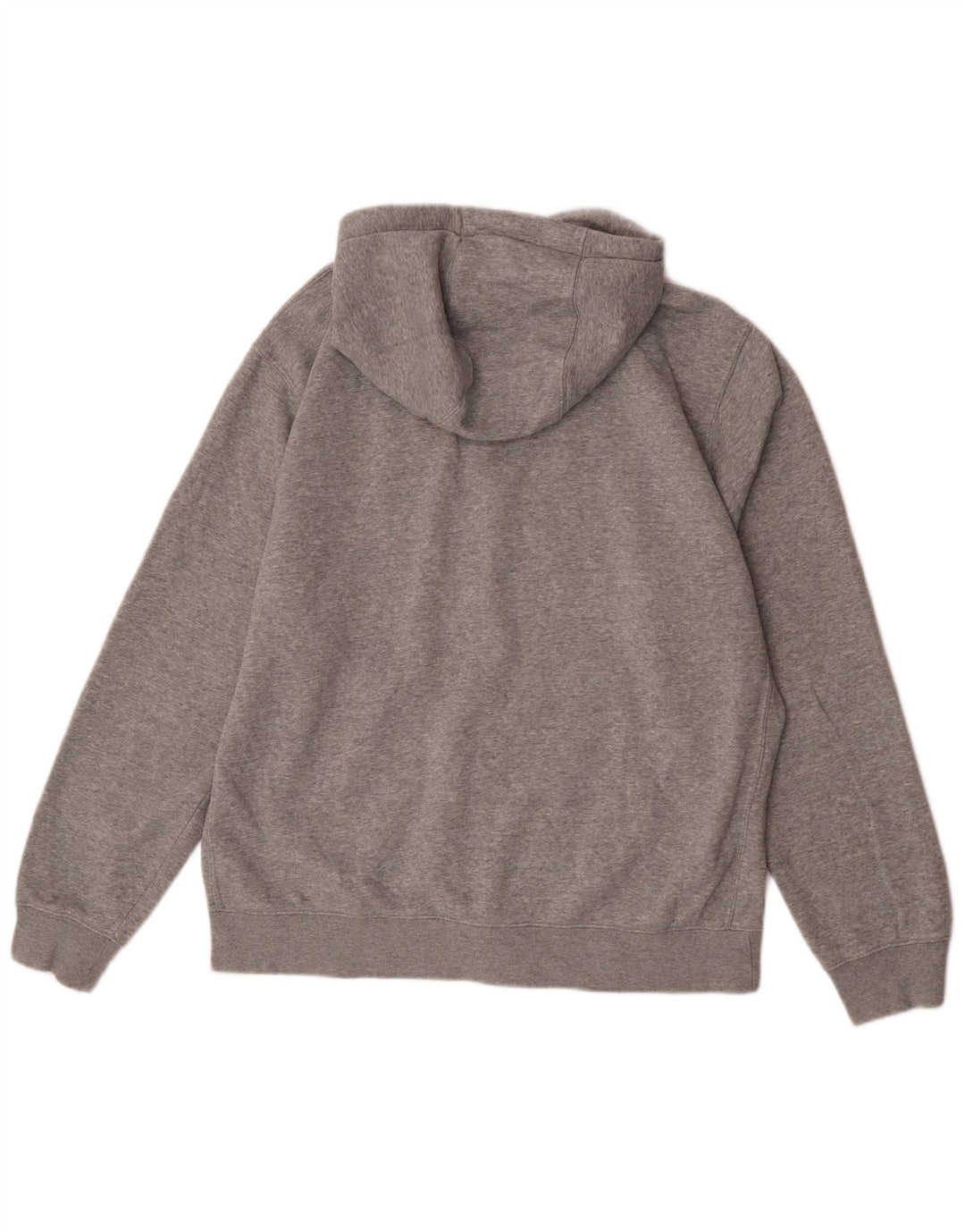 Nike Herre Regular Fit Hættetrøje Sweater med lynlås Stor Grå Bomuld