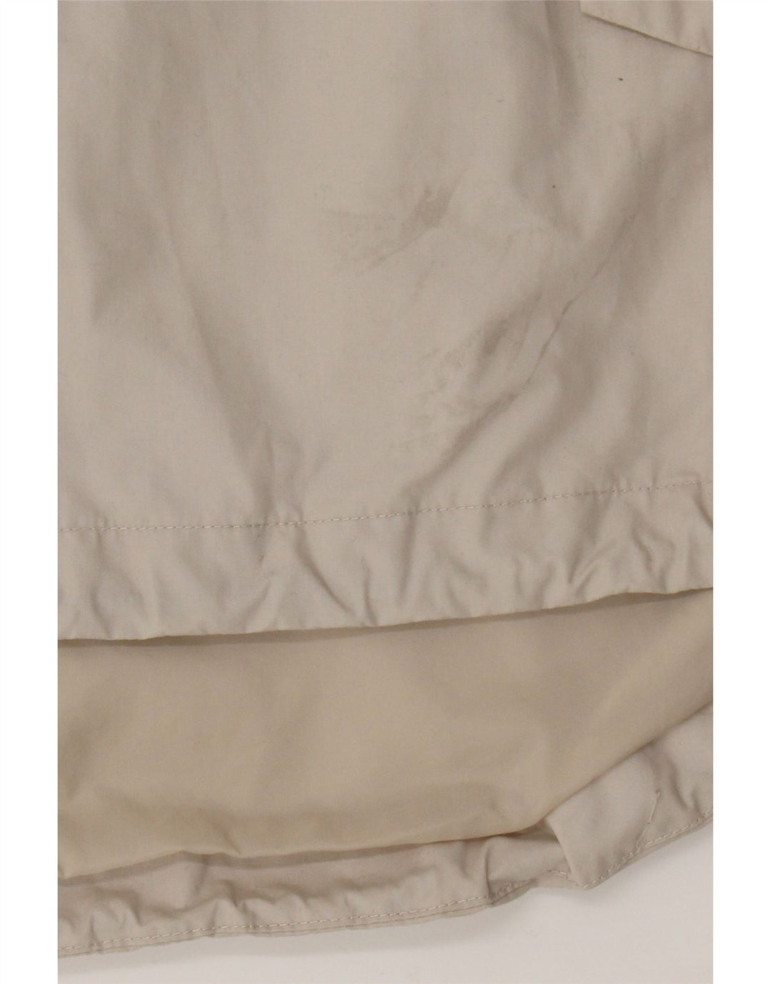 Kickers Herre Grafisk Hættejakke Anorak UK 40 Stor Beige Polyester