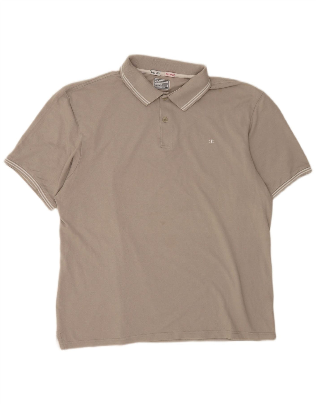 Champion Herre Easy Fit Polo Shirt 3XL Grå Bomuld