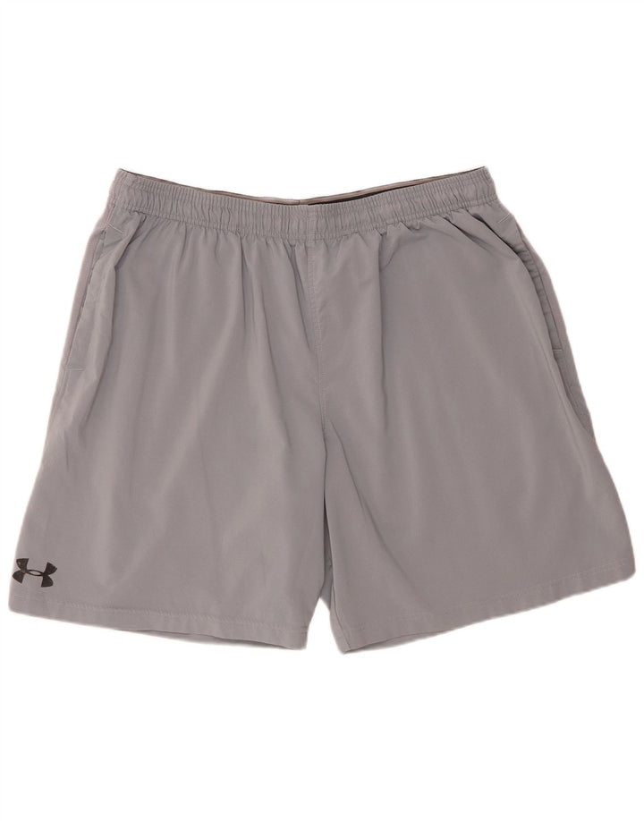 Under Armour Herre grafiske sportsshorts XL Grå