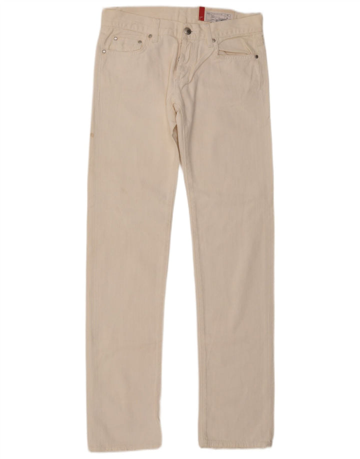 Gap Dame Slim Jeans W28 L34 Off White Bomuld