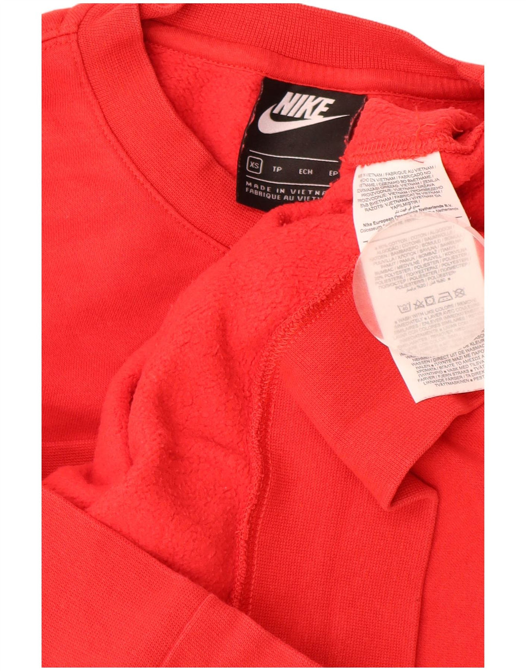 NIKE Sweatshirt til mænd XS Rød bomuld