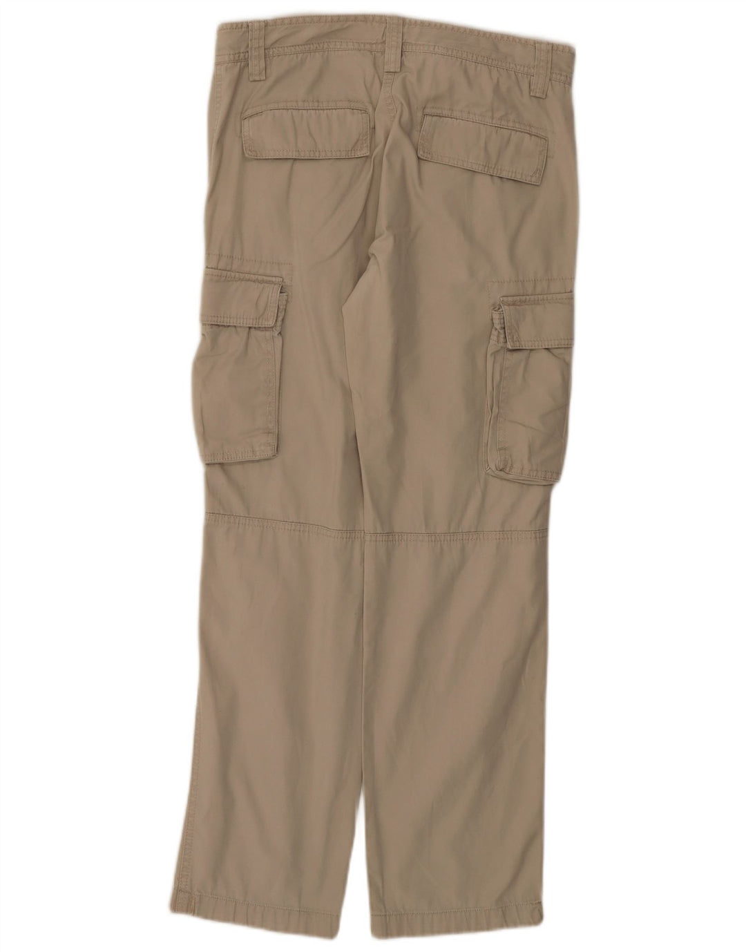 Sisley Dame Lige Cargo Bukser IT 46 Large W32 L30 Beige Bomuld