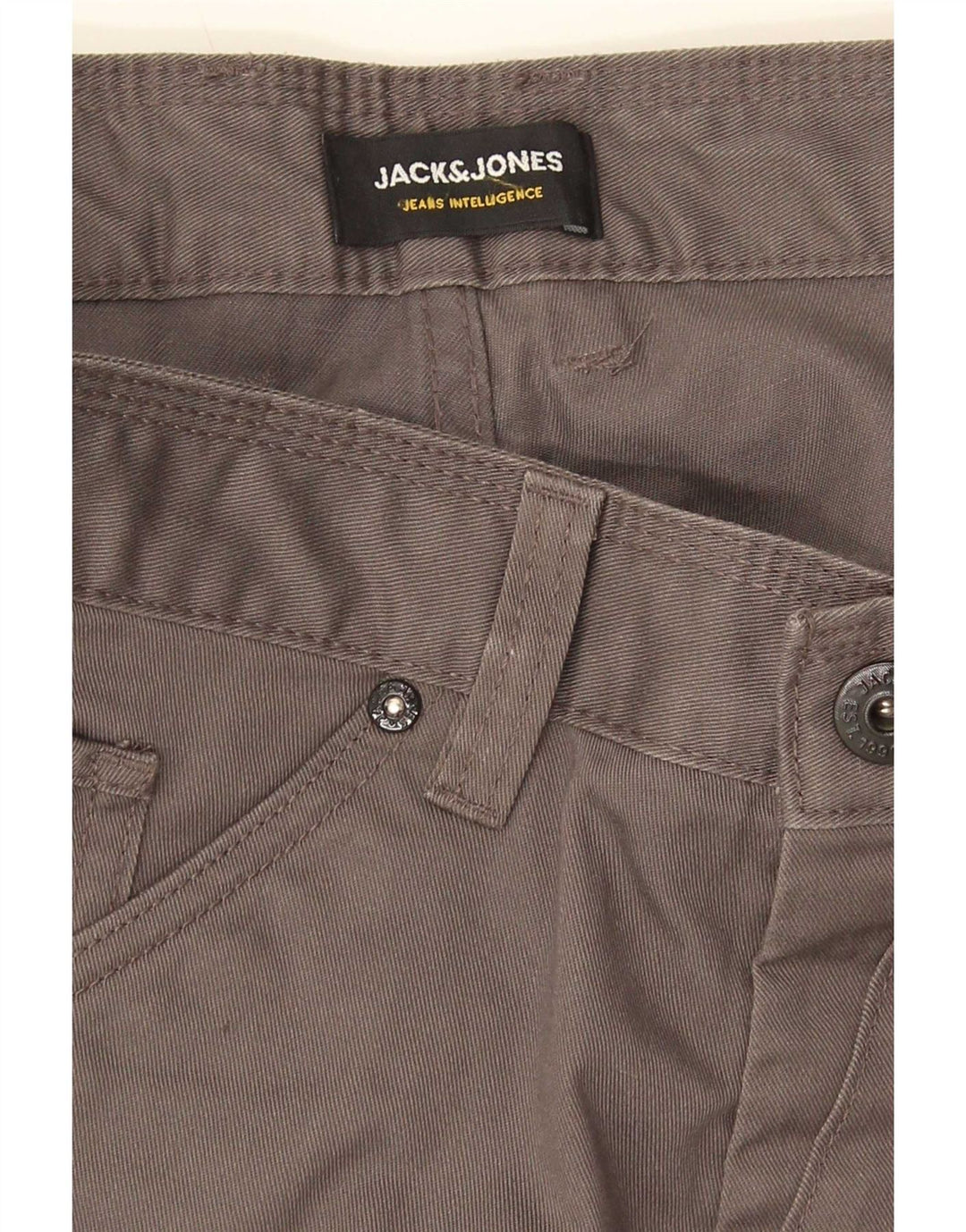 Jack & Jones Herre Banana Casual Bukser W32 L34 Grå Polyester