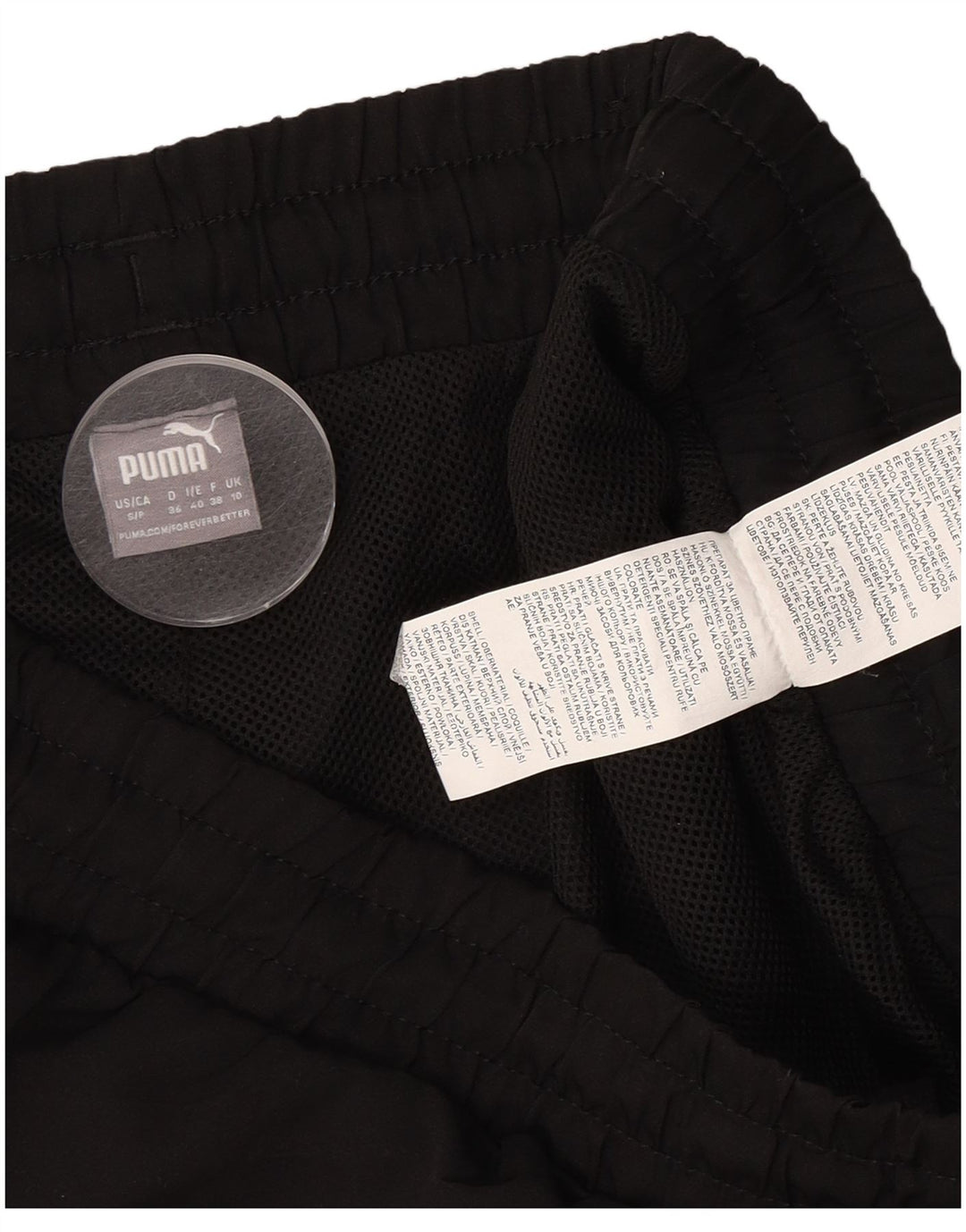 Puma sportsshorts til kvinder UK 10 Lille sort polyester