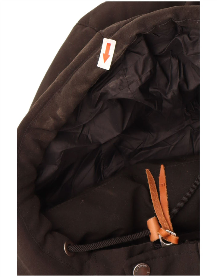 Superdry Polstret Gilet med hætte til mænd UK 40 Stor sort polyester