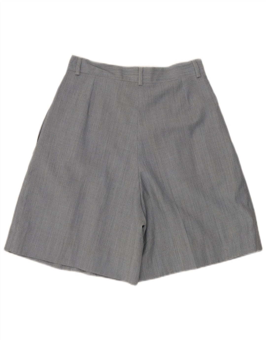 Olivia Hassler Dame Højtalje Casual Shorts IT 42 Medium W28 Blå Uld