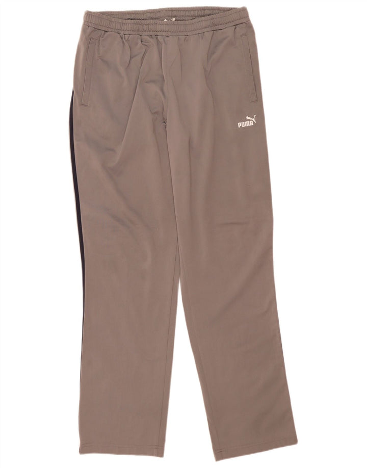 Puma Træningsdragtsbukser til mænd XL Gråstribet polyester