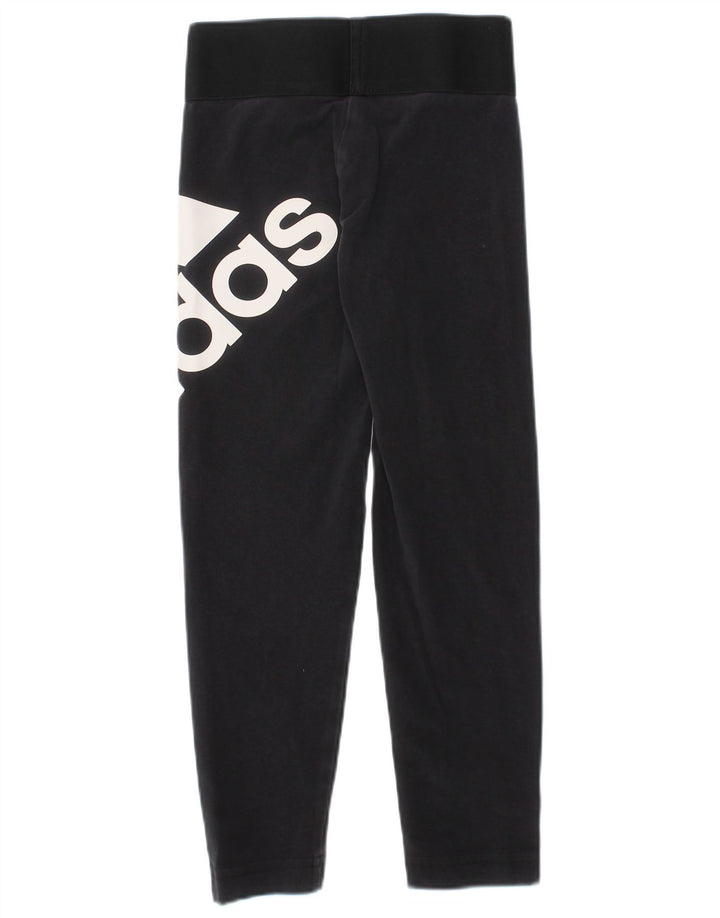 Adidas piger grafiske leggings 4-5 år sort sport