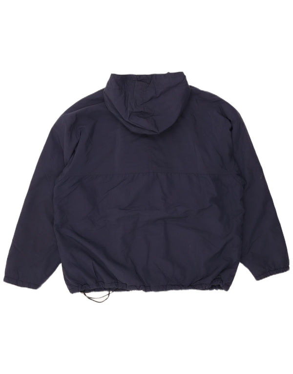 L.L.Bean Herre Hættevindjakke UK 42 XL Navy Blue