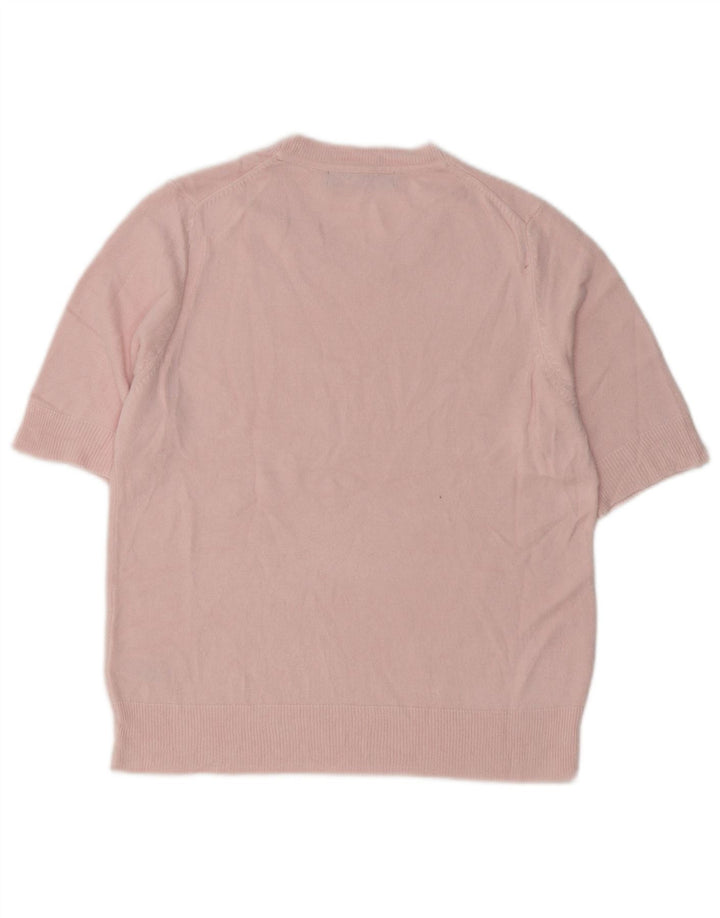 Marks & Spencer Dame sweater med rund hals DK 12 Medium Pink