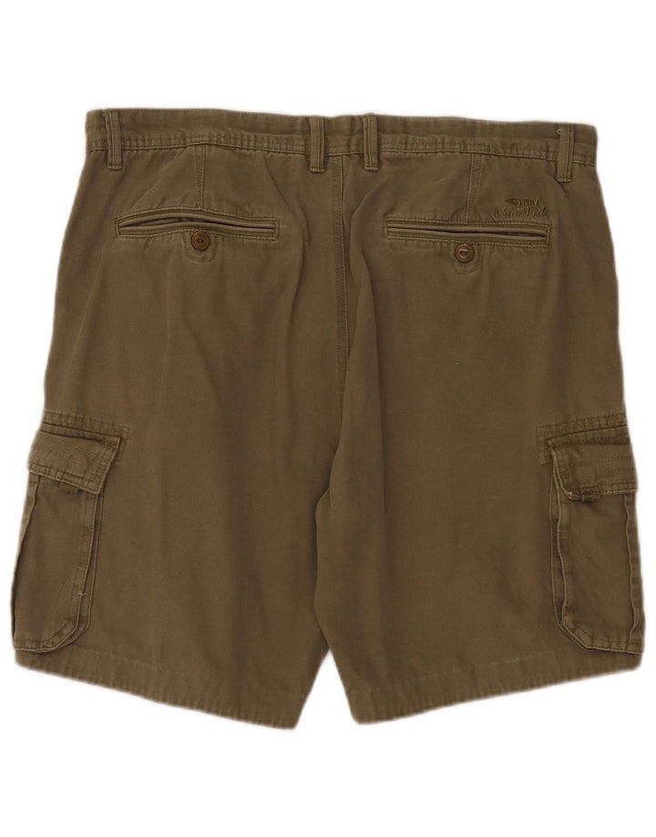Weird Fish Herre Cargo Shorts W38 XL Khaki Bomuld