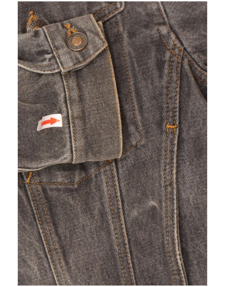 Tavarner Dame denimjakke UK 14 Medium Grey Bomuld