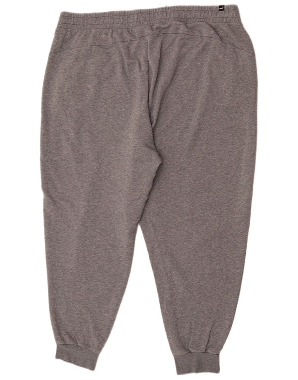 Puma Træningsdragt bukser til mænd Joggers 3XL Grå Flecked Bomuld