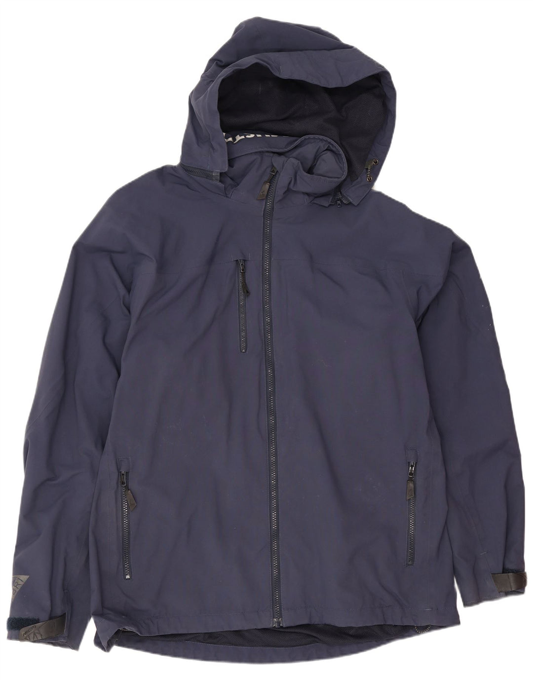 Musto Regnjakke med hætte til mænd UK 40 Large Navy Blue Polyester