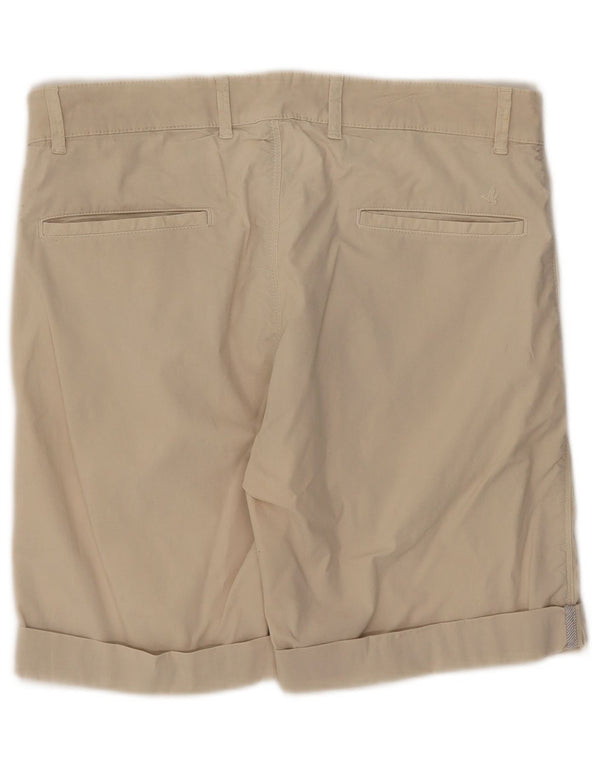 Brooksfield Herre Slim Fit Chino Shorts IT 48 Medium W32 Beige Bomuld