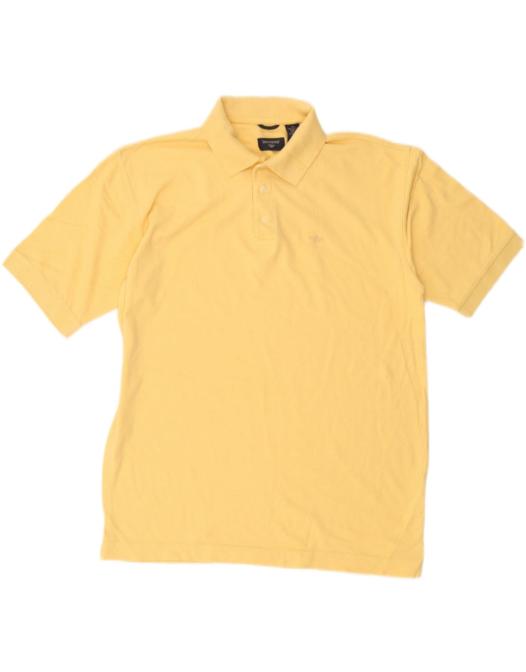 Dockers herre poloshirt Medium gul bomuld