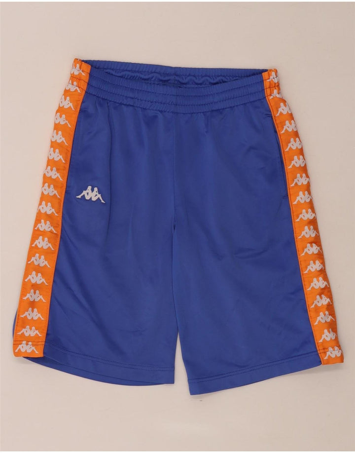 Kappa Boys Graphic Sports Shorts 13-14 år Blå Colourblock Polyester