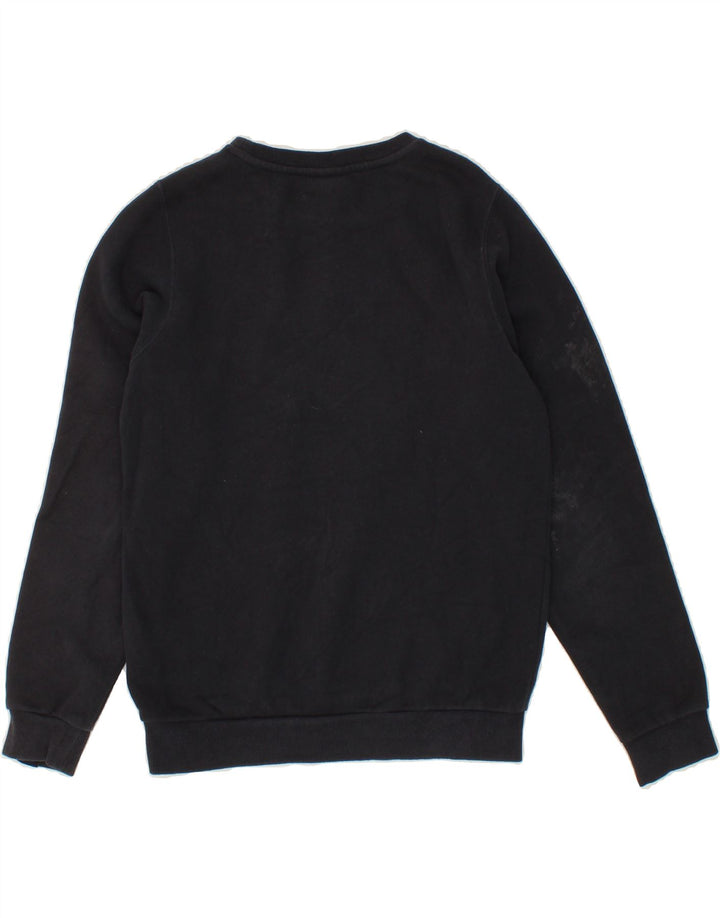 ELLESSE Boys Graphic Sweatshirt Jumper 12-13 Years Black Cotton Vintage Ellesse and Second-Hand Ellesse from Messina Hembry 