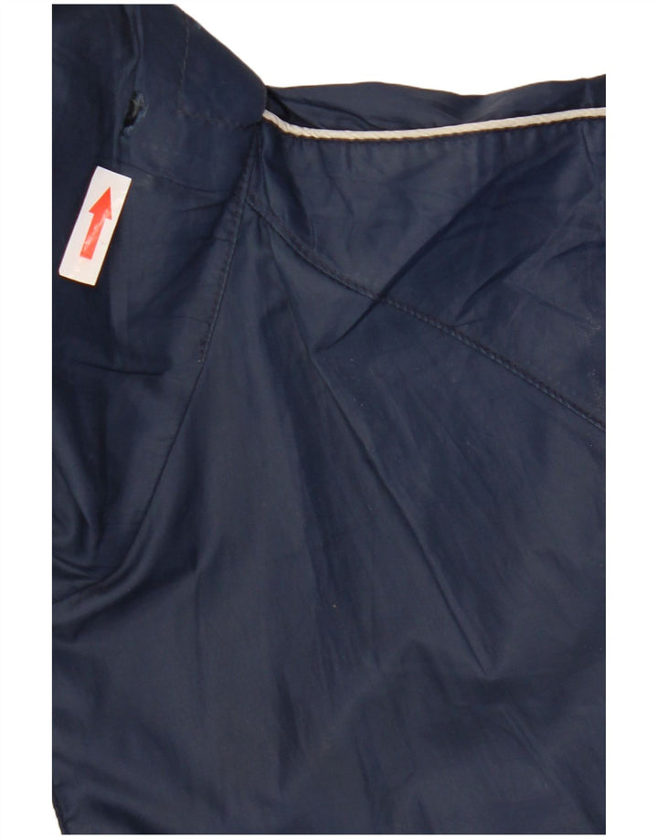 Umbro Herre Grafisk Regnjakke med Hætte UK 40 Large Navy Blue Polyester