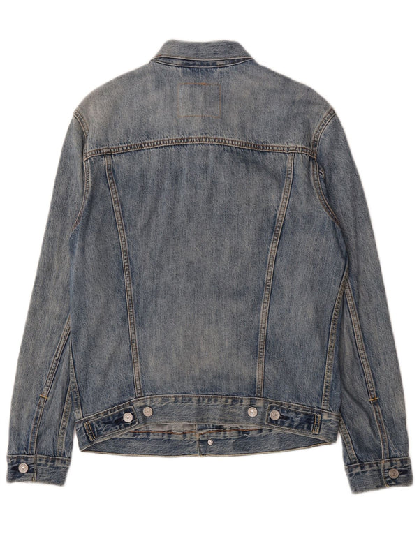 Levi's Herre denimjakke UK 38 Medium Blue Cotton