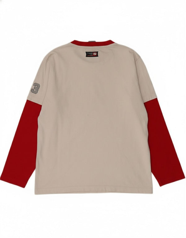 Nike Boys Oregon State grafisk top langærmet 13-14 år XL Hvid