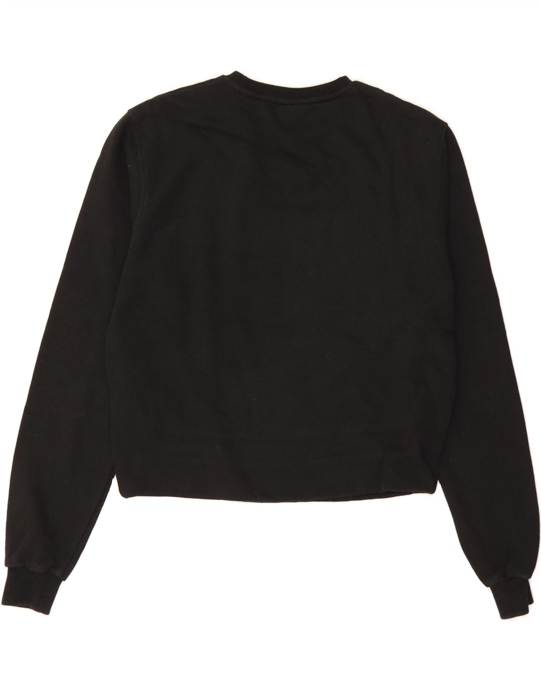 Womens Crop Graphic Sweatshirt Jumper UK 10 Small Vintage Ellesse and Second-Hand Ellesse from Messina Hembry 
