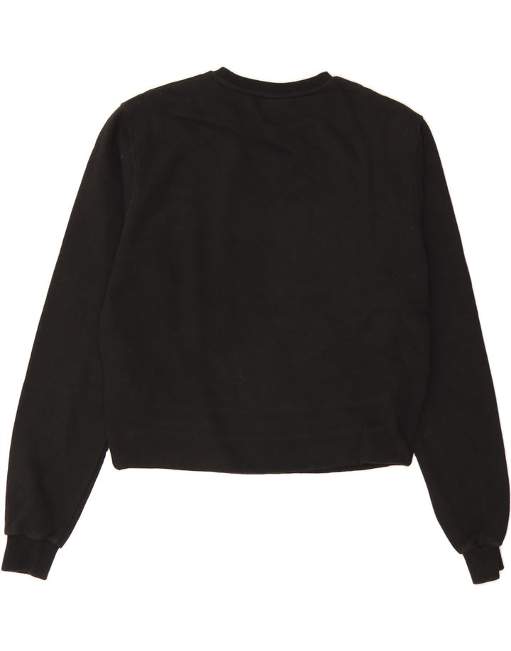 Womens Crop Graphic Sweatshirt Jumper UK 10 Small Vintage Ellesse and Second-Hand Ellesse from Messina Hembry 