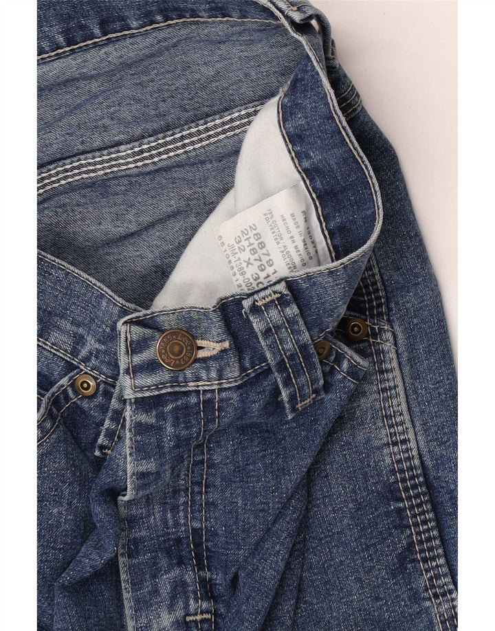 Lee Dame Cargo Straight Jeans W32 L30 Blue Floral Bomuld